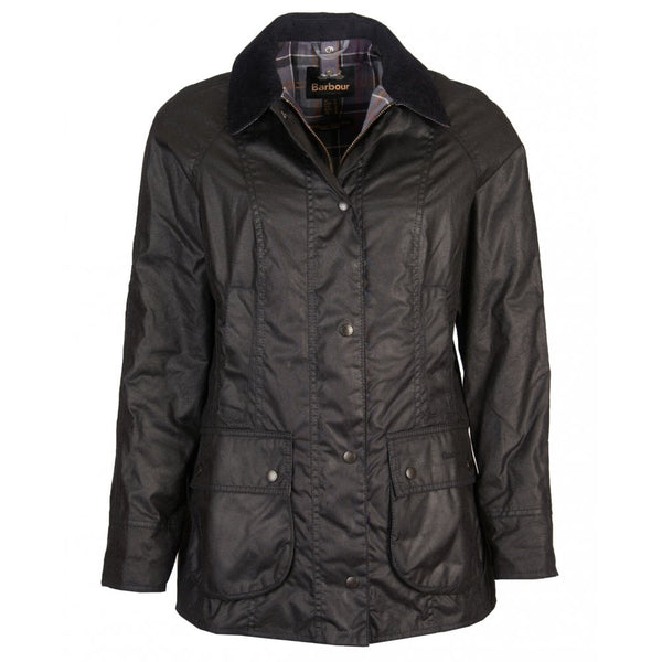 Beadnell Ladies Waxed Jacket in Black