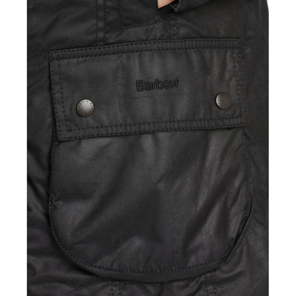 Beadnell Ladies Waxed Jacket in Black