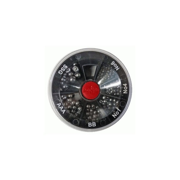 Standard 6 Way Non Toxic Split Shot Dispenser