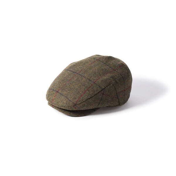Waterproof Lovat Mill Tweed Flat Cap - 517