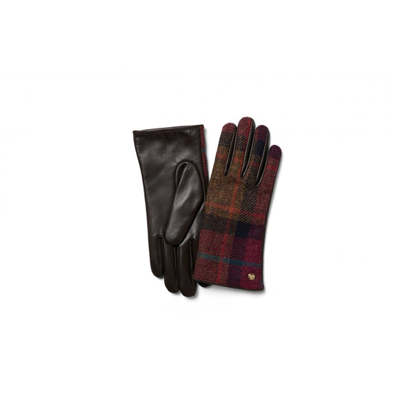 Ladies Country Glove - Brown/Navy/Damson