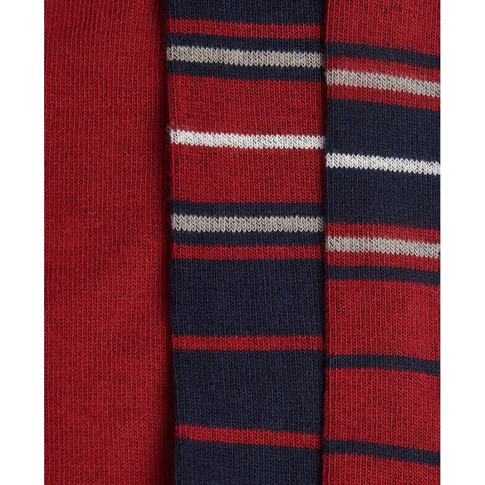 Tartan Socks Gift Box - Cranberry