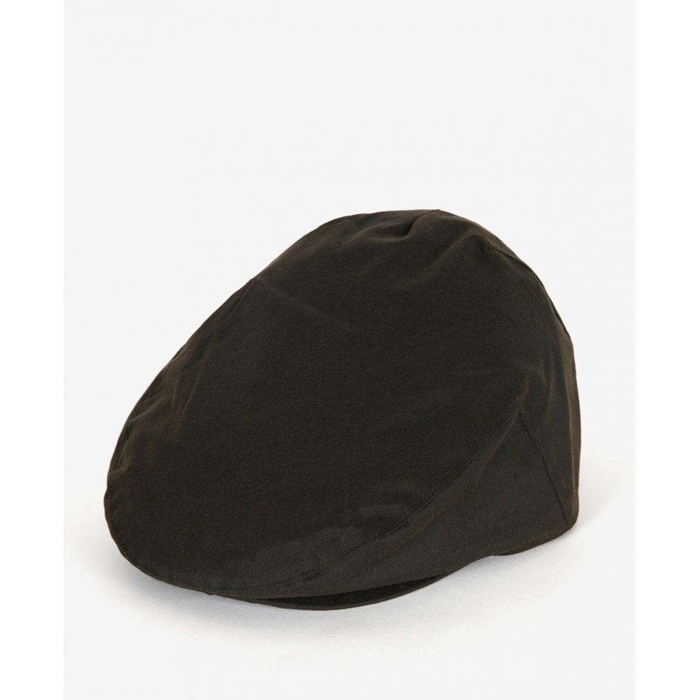 Wax Flat Cap  - Olive
