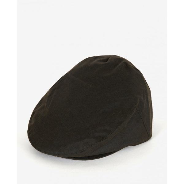Wax Flat Cap  - Olive
