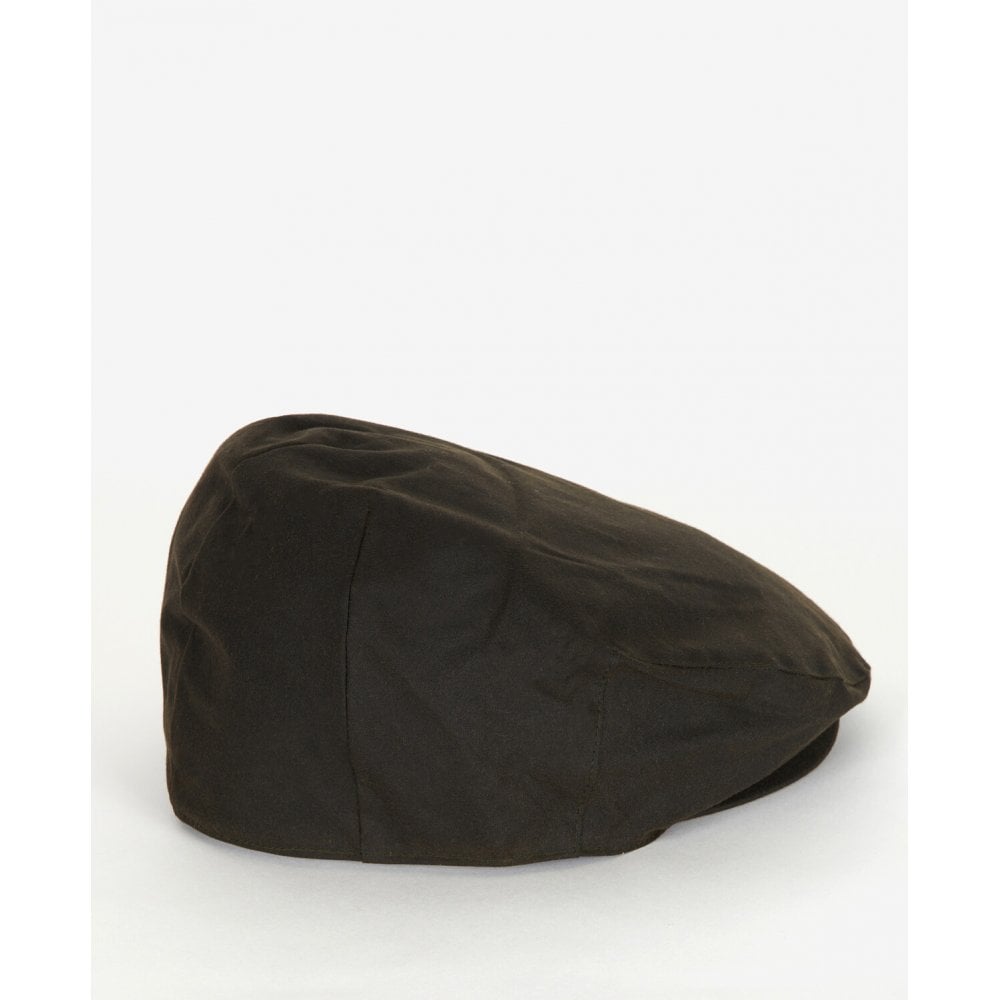 Wax Flat Cap  - Olive