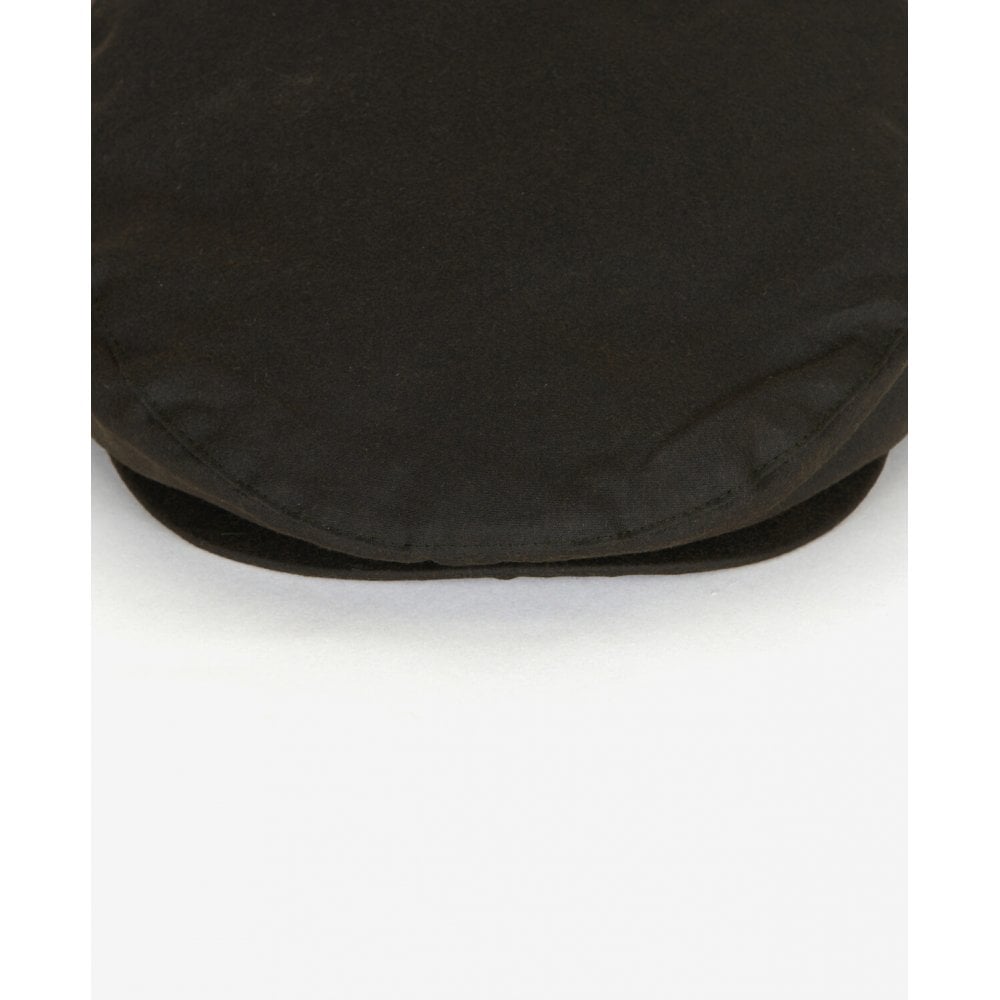 Wax Flat Cap  - Olive