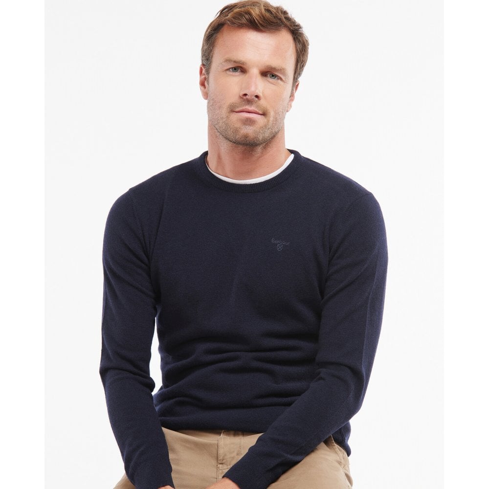 Essential Lambswool Crew Neck Sweater - Navy