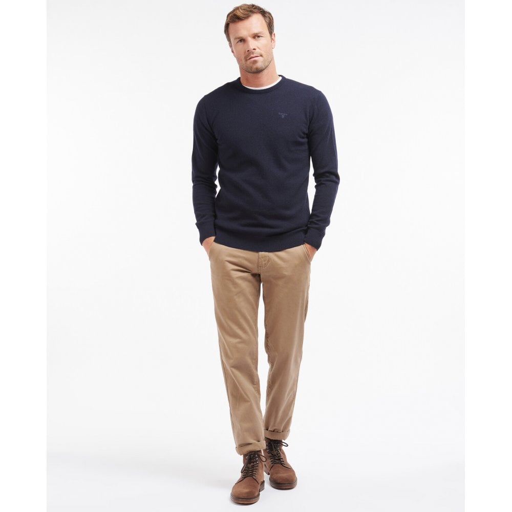 Essential Lambswool Crew Neck Sweater - Navy