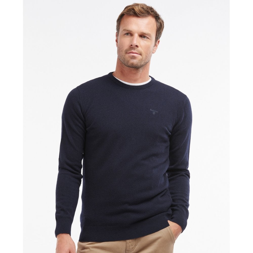 Essential Lambswool Crew Neck Sweater - Navy