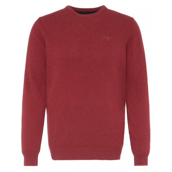 Essential Lambswool Crew Neck Sweater - Ruby