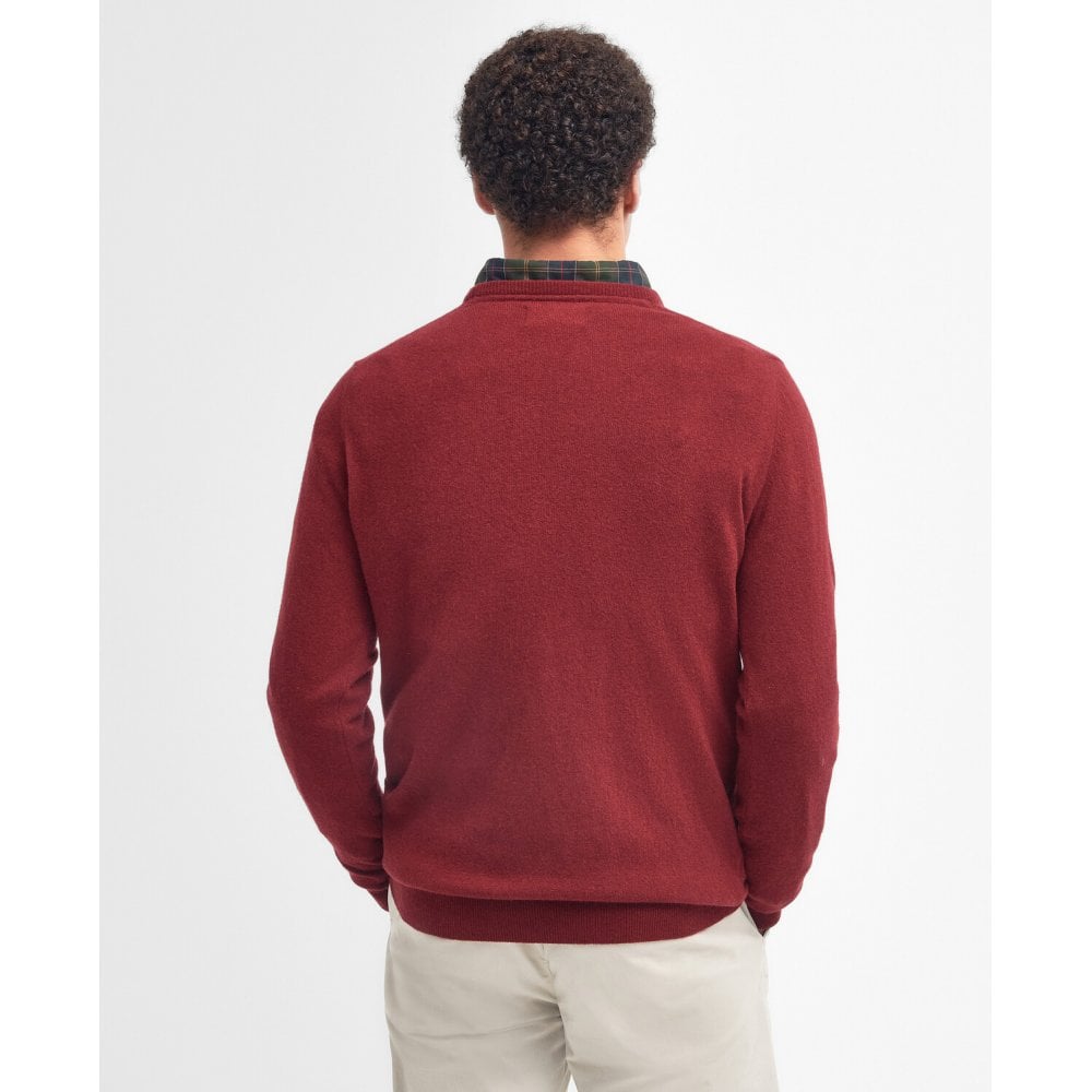 Essential Lambswool Crew Neck Sweater - Ruby