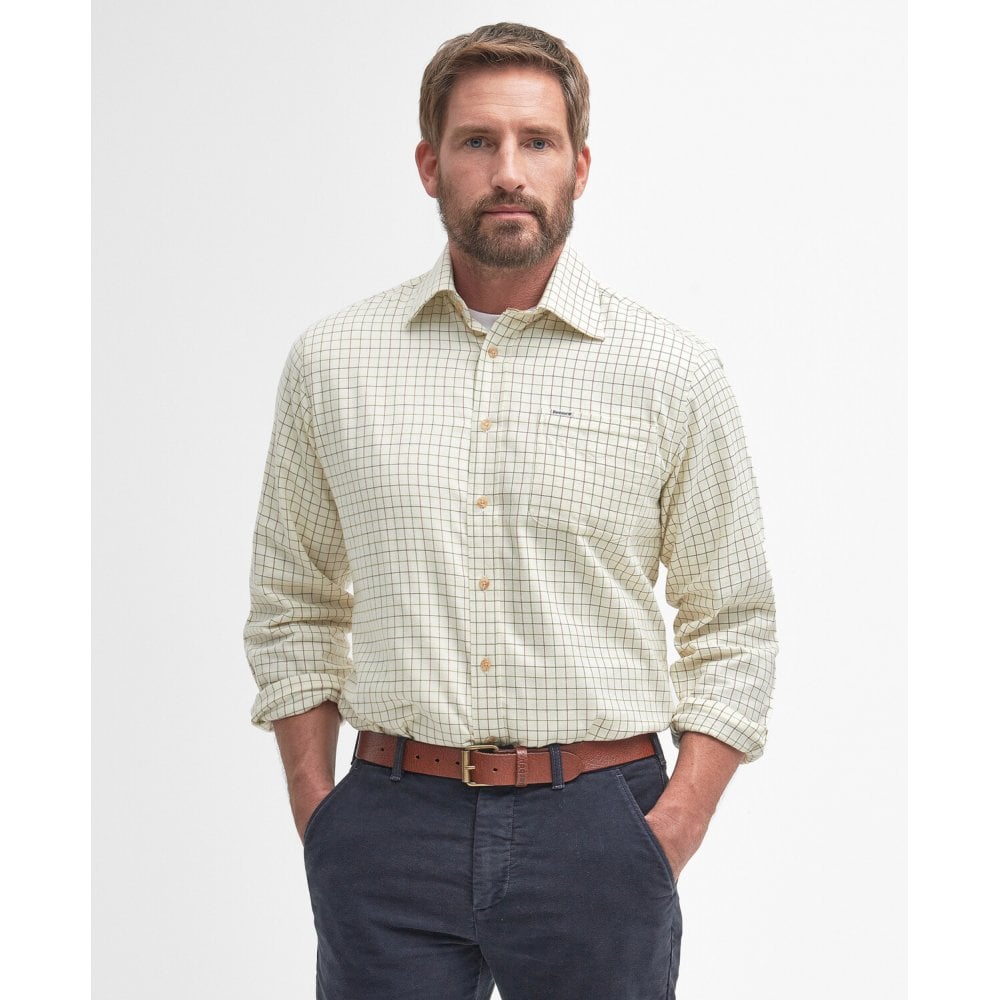 Field Tattersall Cc Shirt - Green/Brown