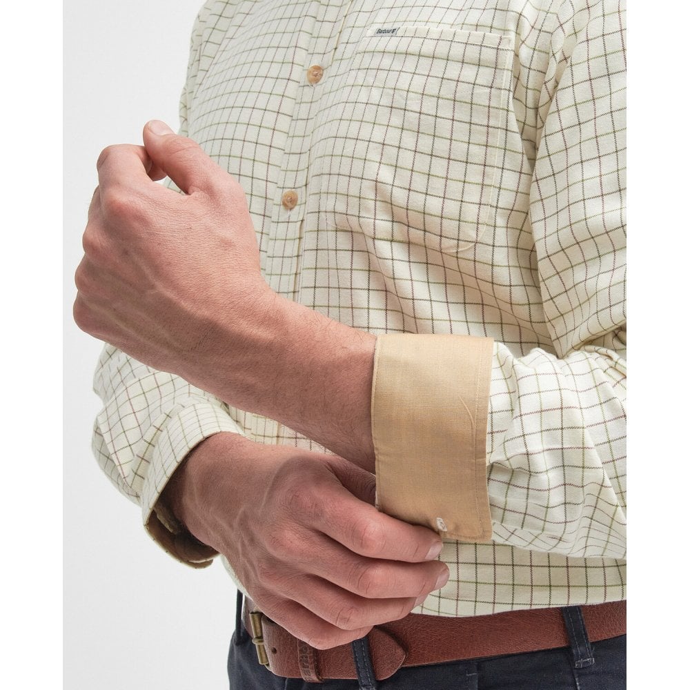 Field Tattersall Cc Shirt - Green/Brown