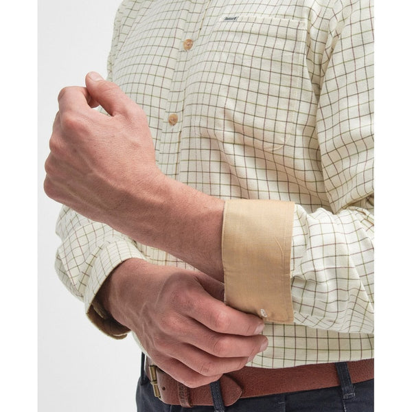 Field Tattersall Cc Shirt - Green/Brown
