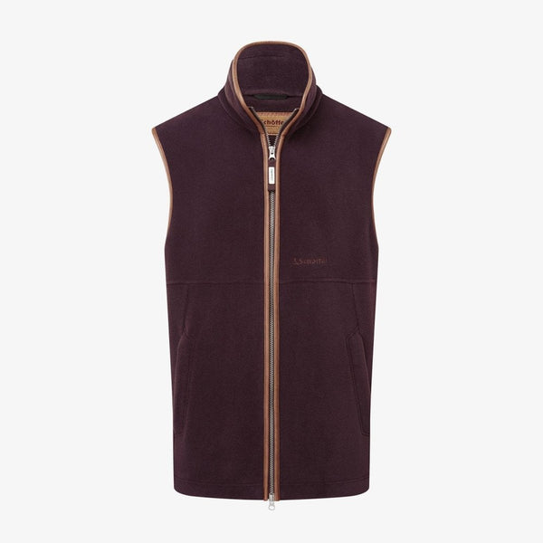Oakham Fleece Gilet - Port