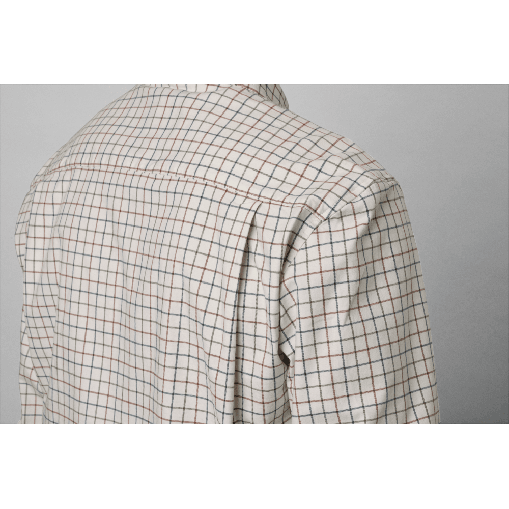 Oxford Shooting Shirt - Grape Leaf/Terracotta Check