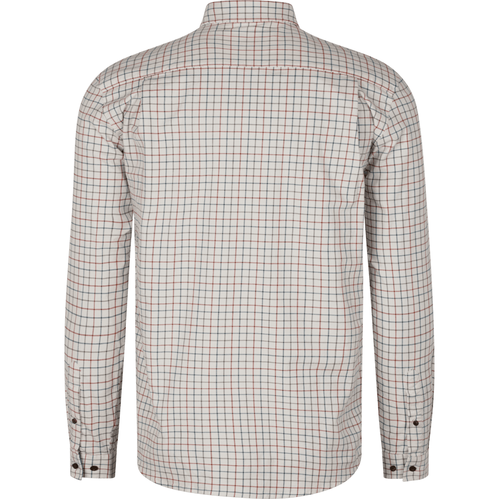 Oxford Shooting Shirt - Grape Leaf/Terracotta Check