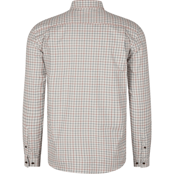 Oxford Shooting Shirt - Grape Leaf/Terracotta Check