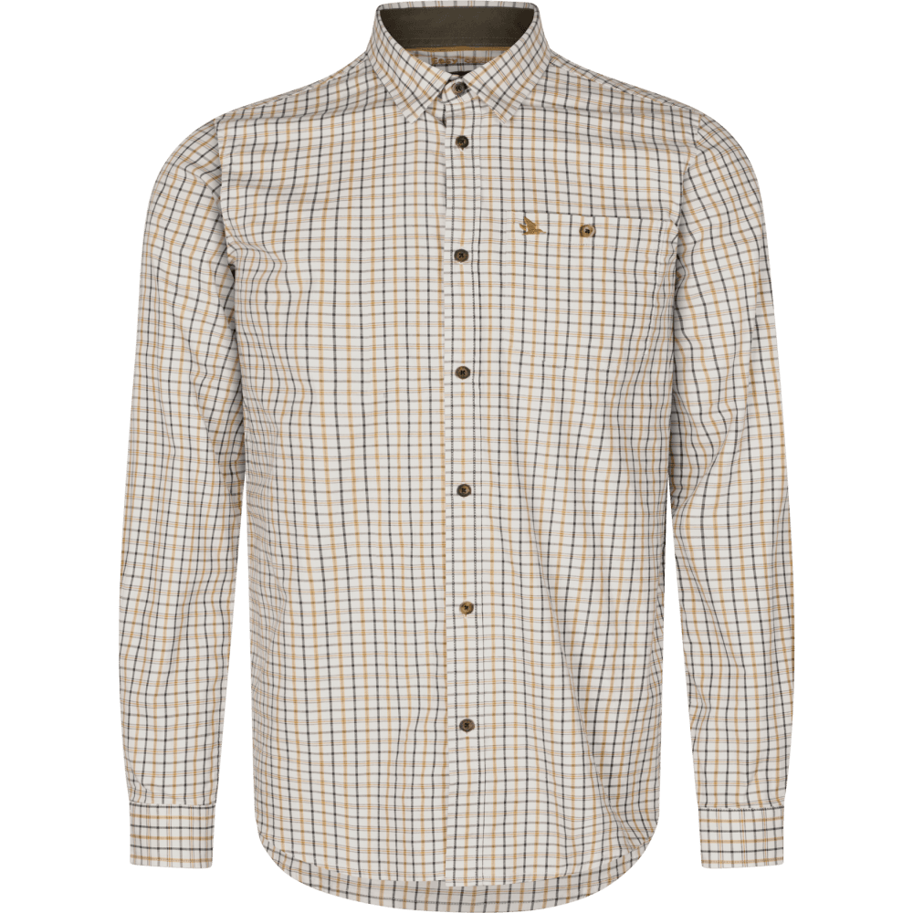 Oxford Shooting Shirt - Classic Blue/Classic Brown Check