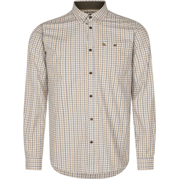 Oxford Shooting Shirt - Classic Blue/Classic Brown Check