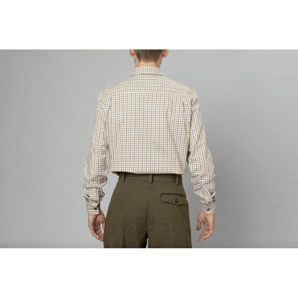 Oxford Shooting Shirt - Classic Blue/Classic Brown Check