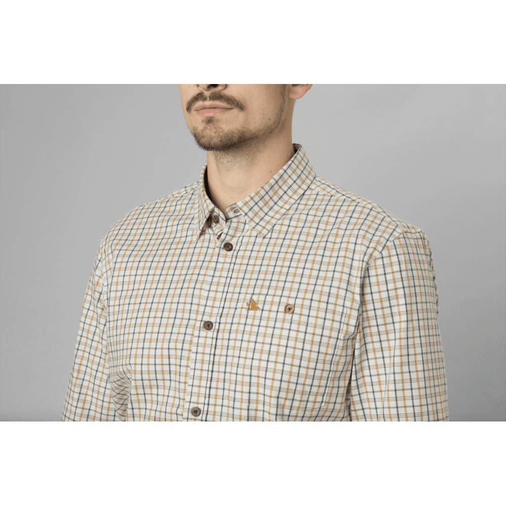 Oxford Shooting Shirt - Classic Blue/Classic Brown Check