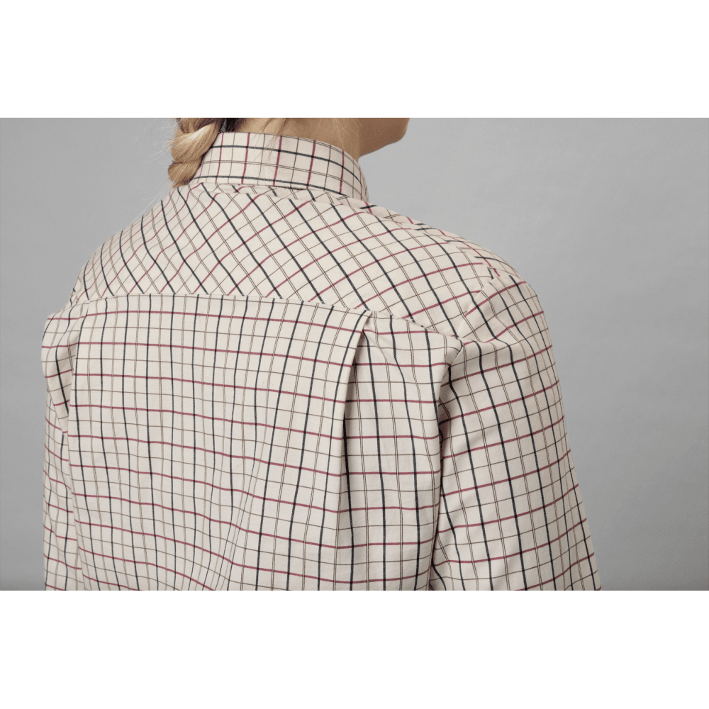 Kerry Shooting Shirt - Cabernet/Blue Check