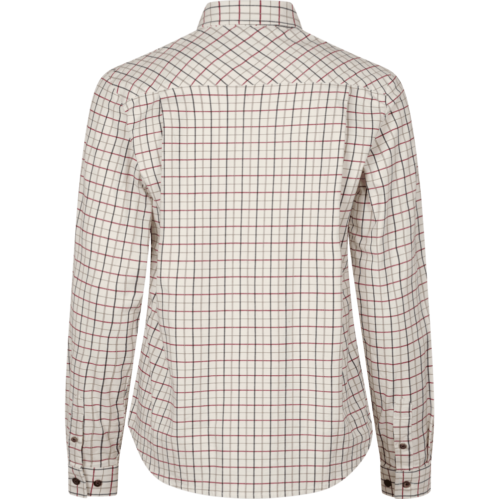 Kerry Shooting Shirt - Cabernet/Blue Check