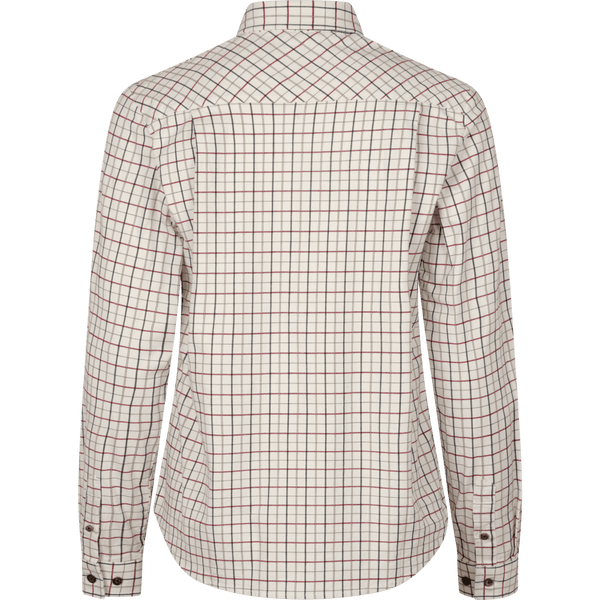Kerry Shooting Shirt - Cabernet/Blue Check