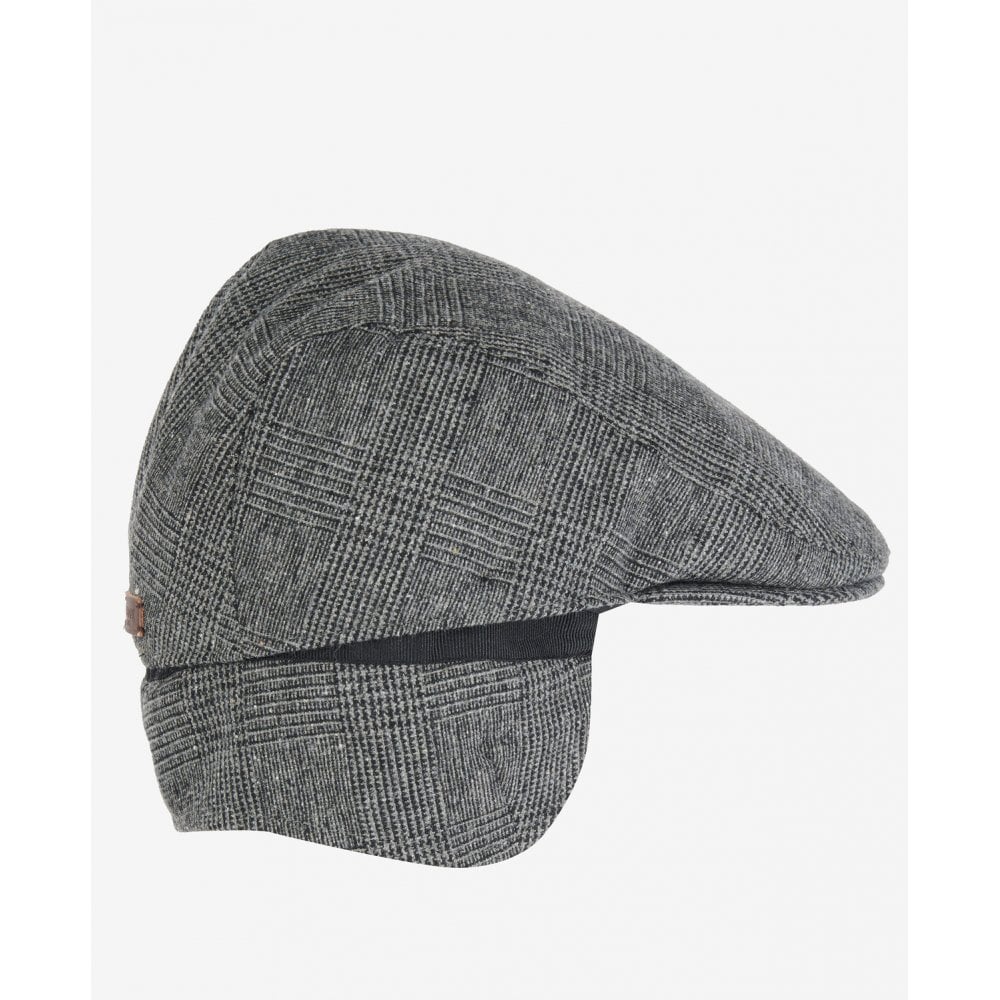 Cheviot Flat Cap - Charcoal Check