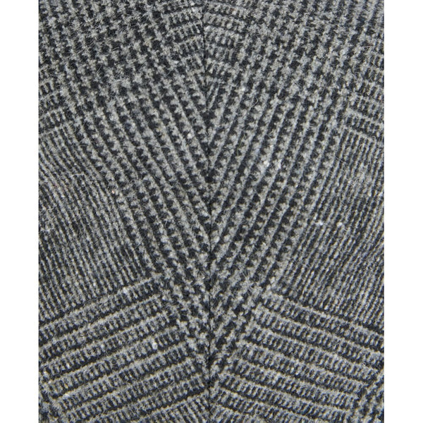 Cheviot Flat Cap - Charcoal Check