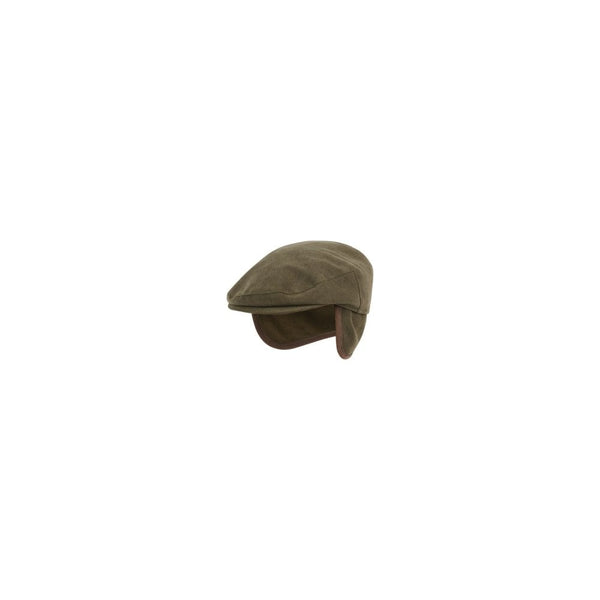 Waterproof Beaufort Flat Cap -  Dark Olive