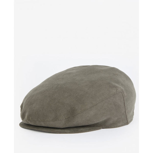 Waterproof Beaufort Flat Cap -  Dark Olive