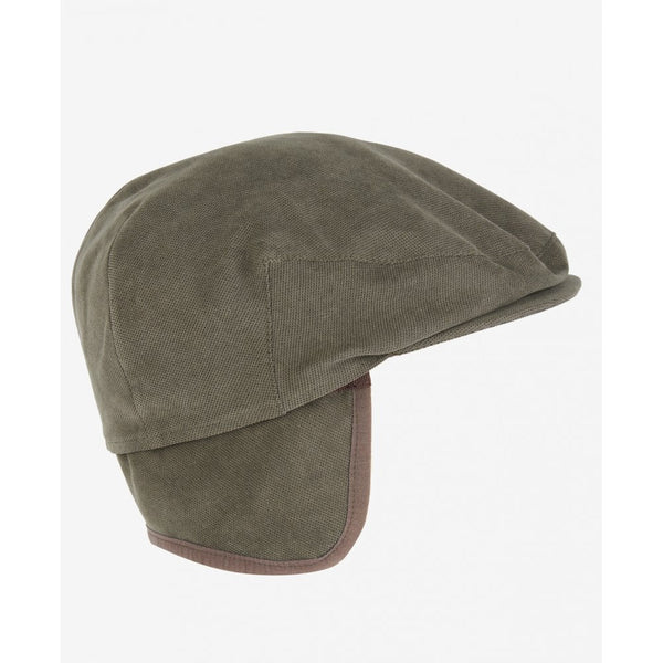 Waterproof Beaufort Flat Cap -  Dark Olive