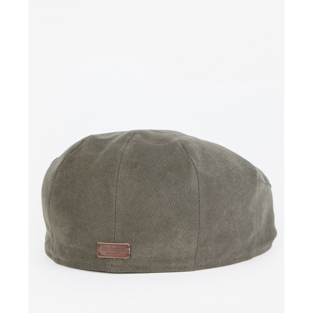 Waterproof Beaufort Flat Cap -  Dark Olive