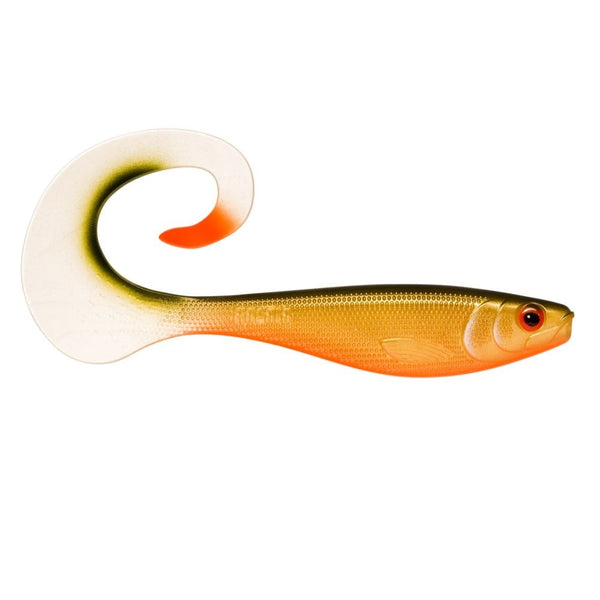 Otus Soft Lure in Scaled Roach Pattern