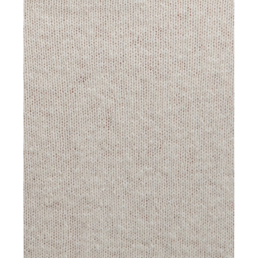 Pendle Roll Collar - Ecru/hessian Tartan