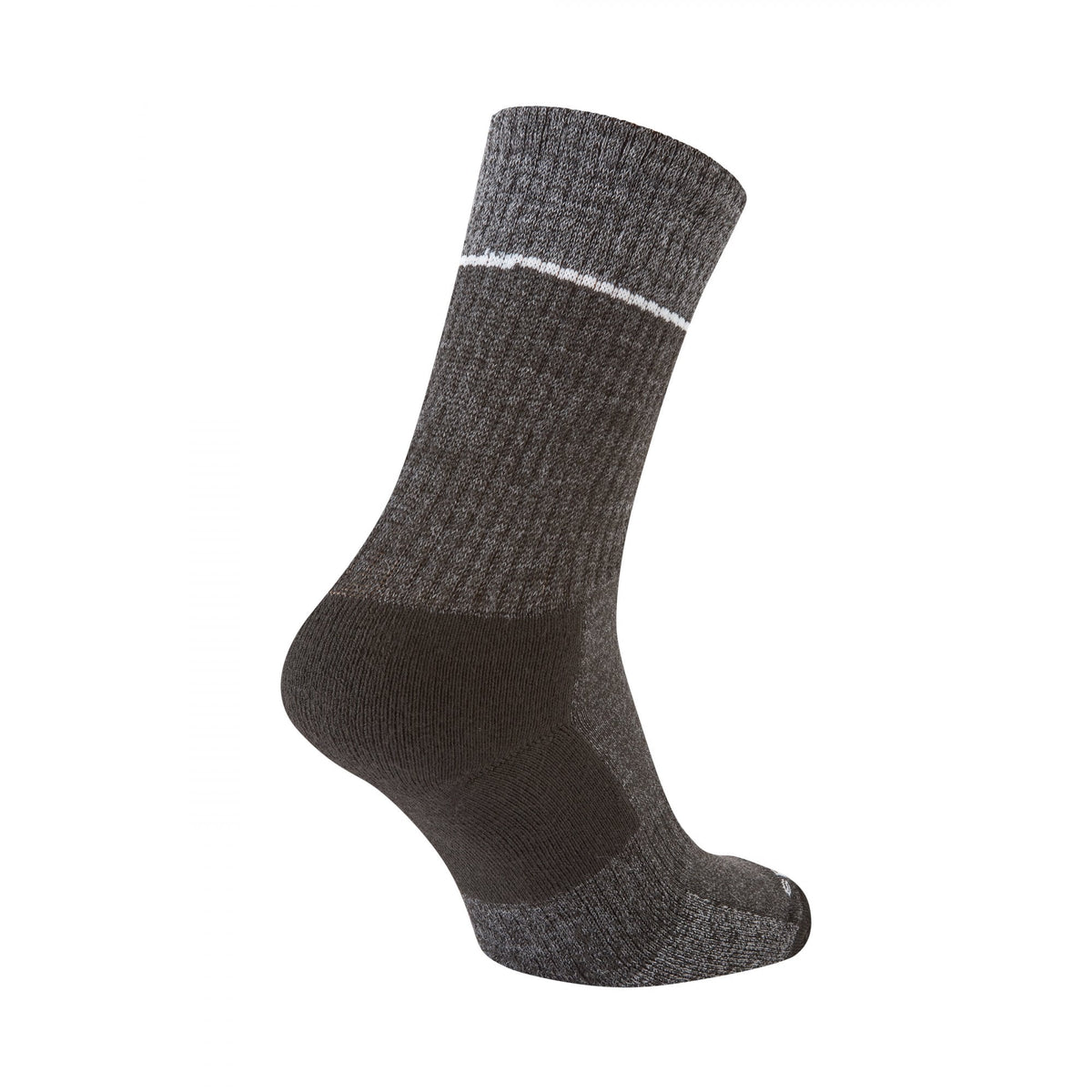 Thurton Solo QuickDry Mid Length Socks - Black/Grey