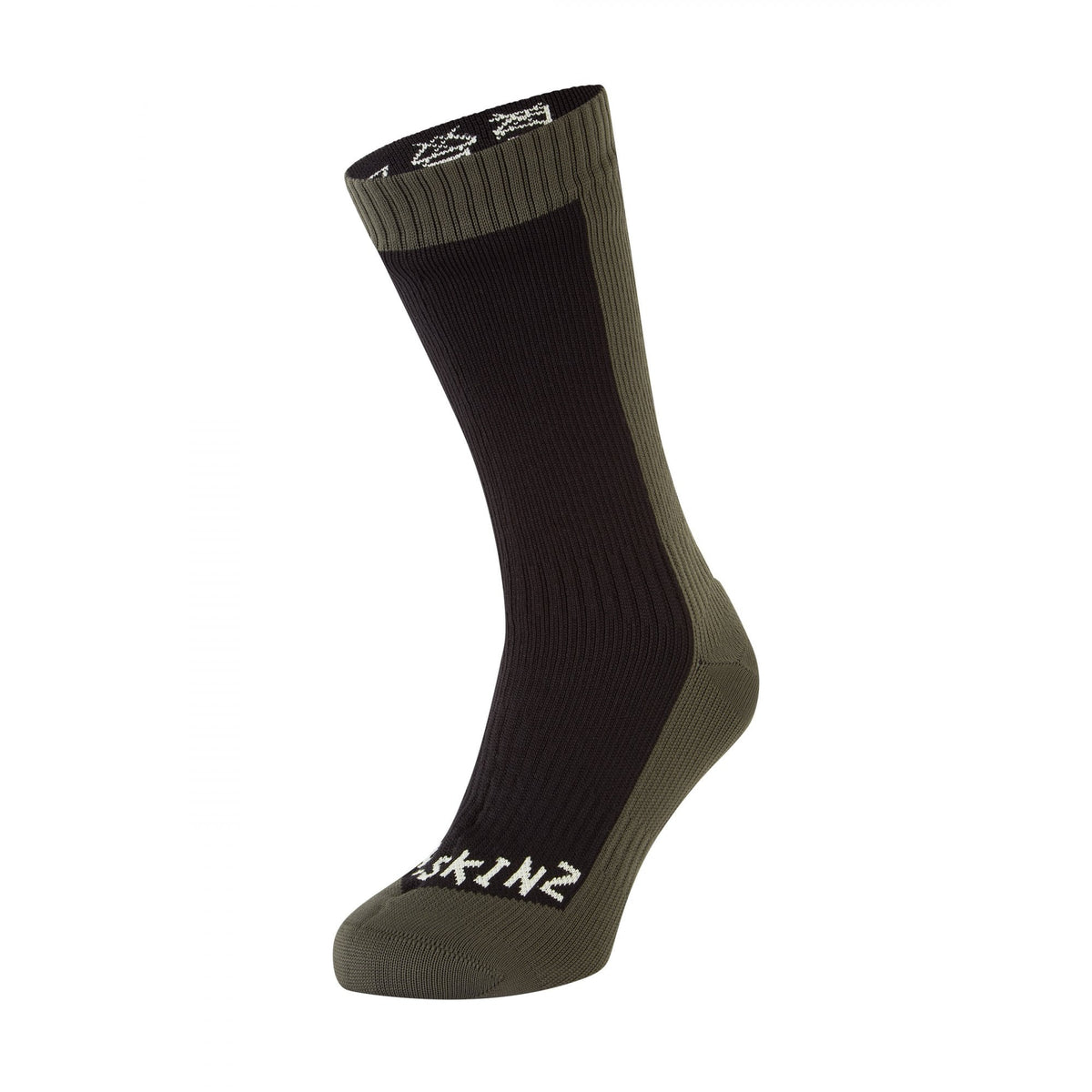 Starston Waterproof Cold Weather Mid Length Sock - Olive