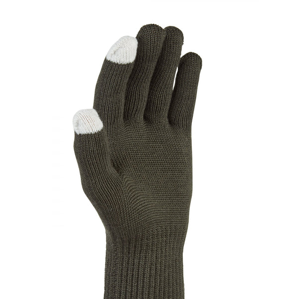 Hanworth - Solo Merino Glove - Olive