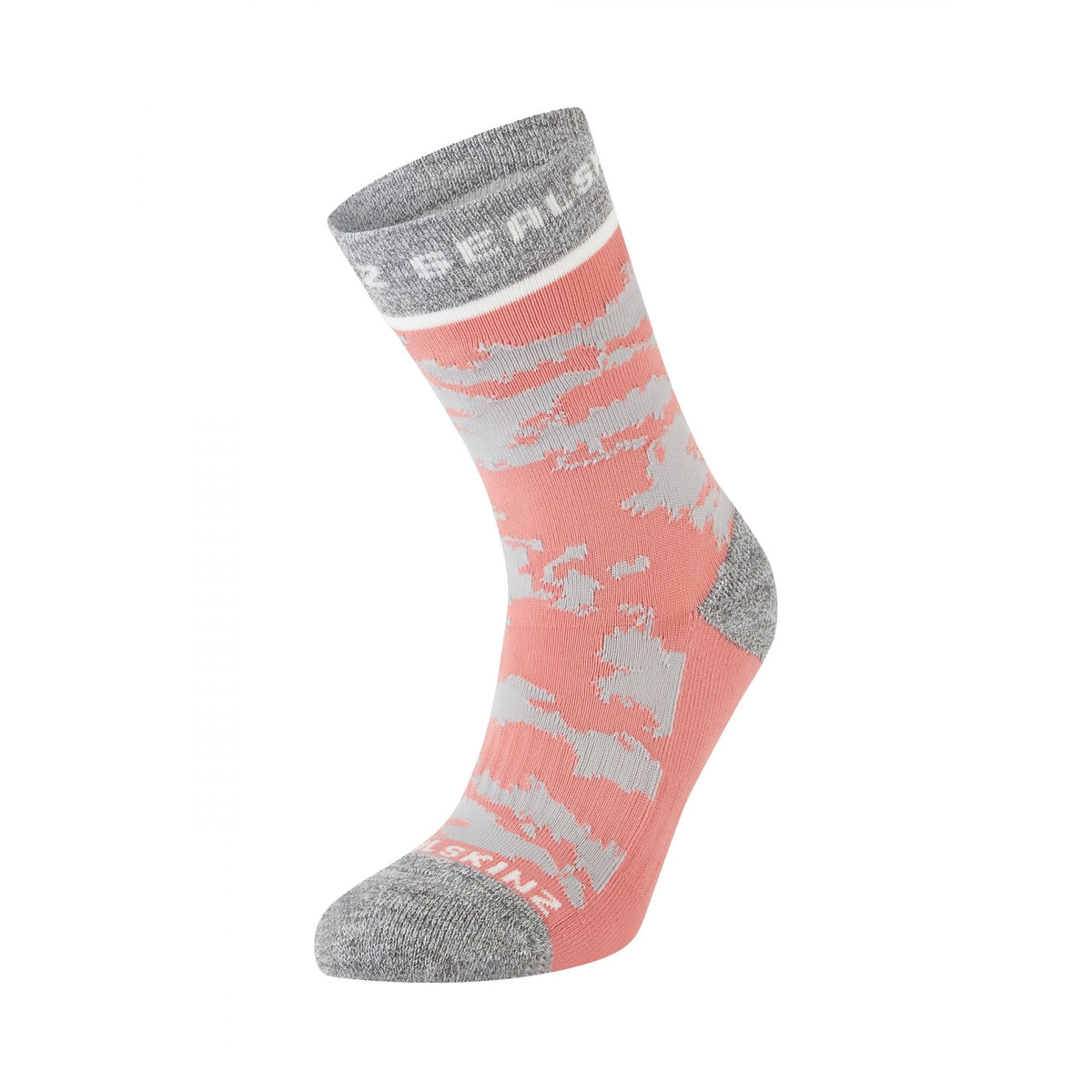 Reepham  - Mid Length Jacquard Multi Activity Sock - Pink