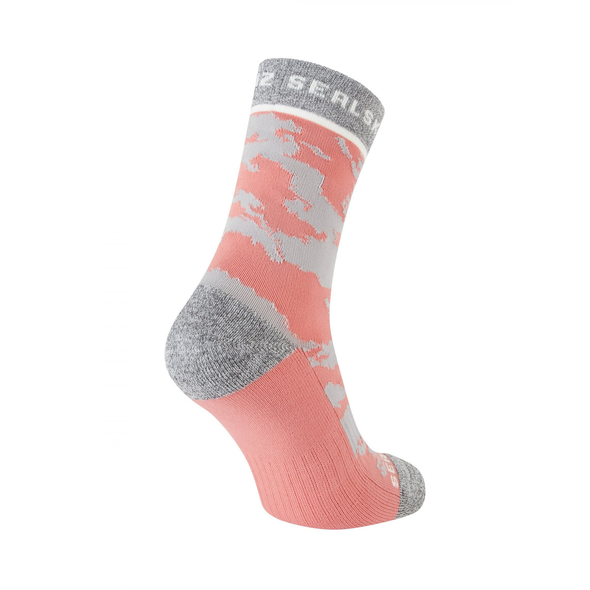 Reepham  - Mid Length Jacquard Multi Activity Sock - Pink