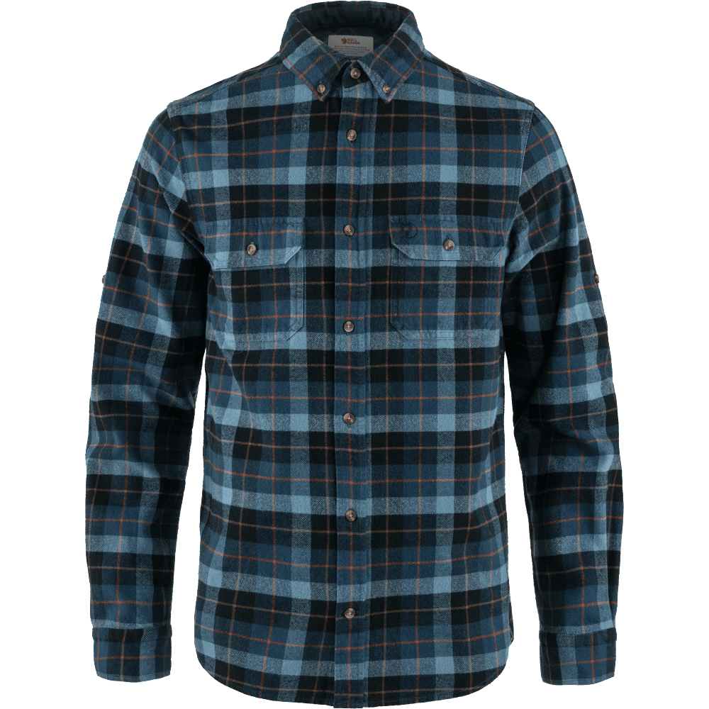 Singi Heavy Flannel Shirt M - Dark Navy-Indigo Blue