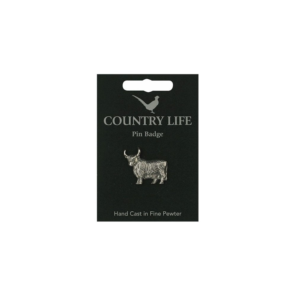 Highland Cow Pin Badge