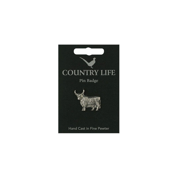 Highland Cow Pin Badge