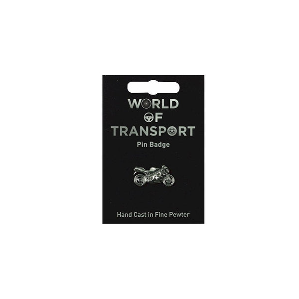 Sport Bike Pin Badge