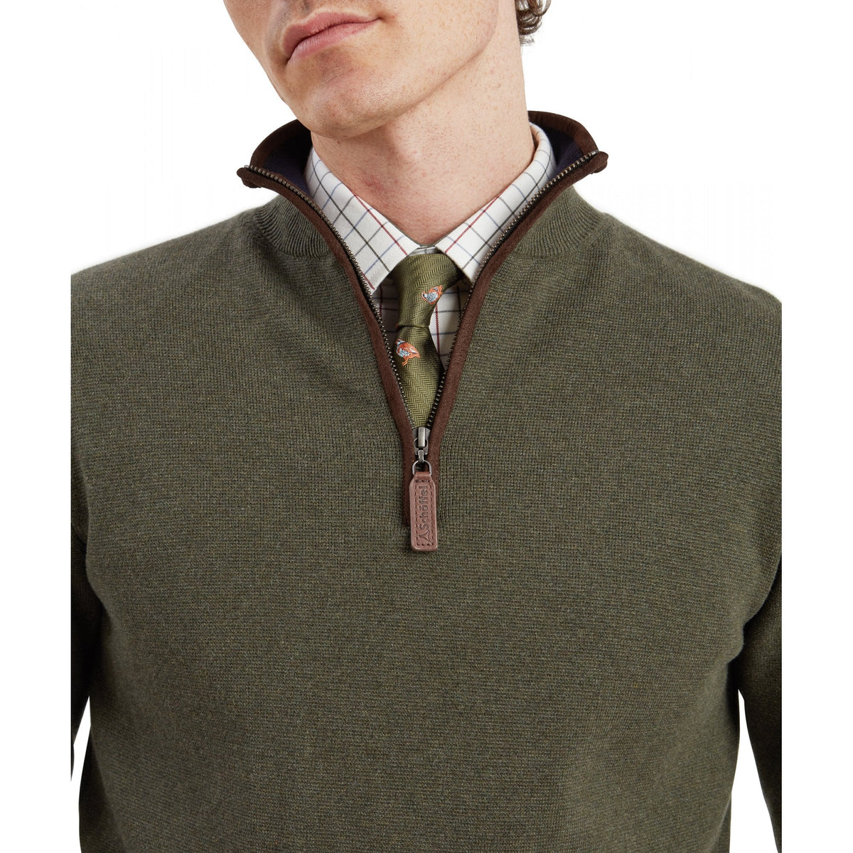 Angus Aerobloc 1/4 Zip - Woodland