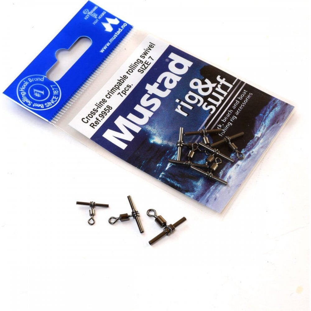 Cross Line Crimp with Rolling Swivels