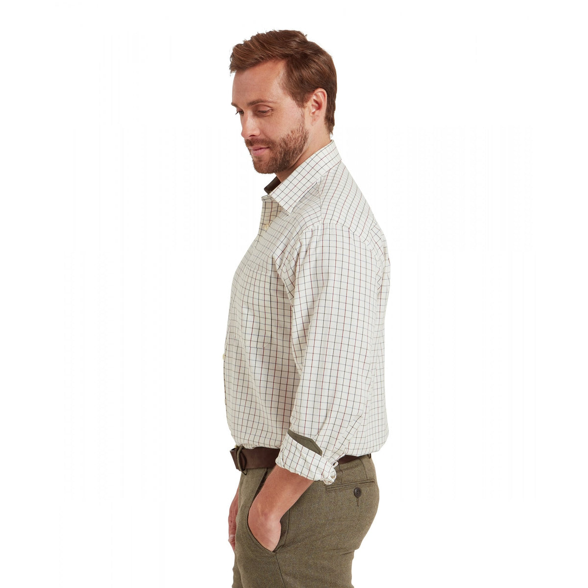 Burnham Tattersall Classic Shirt   - Woodland