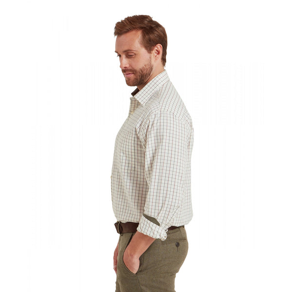 Burnham Tattersall Classic Shirt   - Woodland